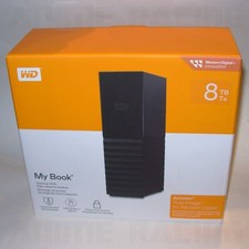 NEW SEALED WD MY BOOK 8TB EXTERNAL DESKTOP HDD WESTERN DiGiTAL HARD DRiVE USB