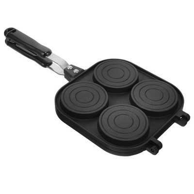 Pancake Pfanne Doppelseitige Antihaft-bratpfanne Nicht -Schicht -Eierpfanne