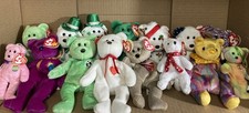 LOT OF 15 ASSORTED TY BEANIE BABIES All With Original Hang  Tush Tags BEARS