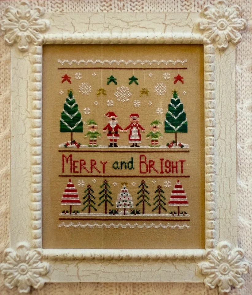 Country Cottage Needleworks Cross Stitch Christmas Charts Lot of 3 Patterns NOS - Image 4 of 4