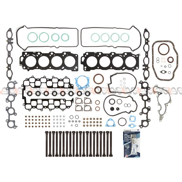 Fits 98-00 Lexus GS400 LS400 SC400 4.0L V8 DOHC Full Gasket Set Bolts 1UZFE - Image 2 of 4