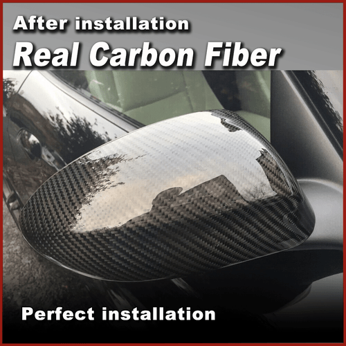 Tapas de espejo retrovisor exterior Mirror Cover Cap para BMW Z4 E85 2002-08 Add-on Carbon - Imagen 3 de 9