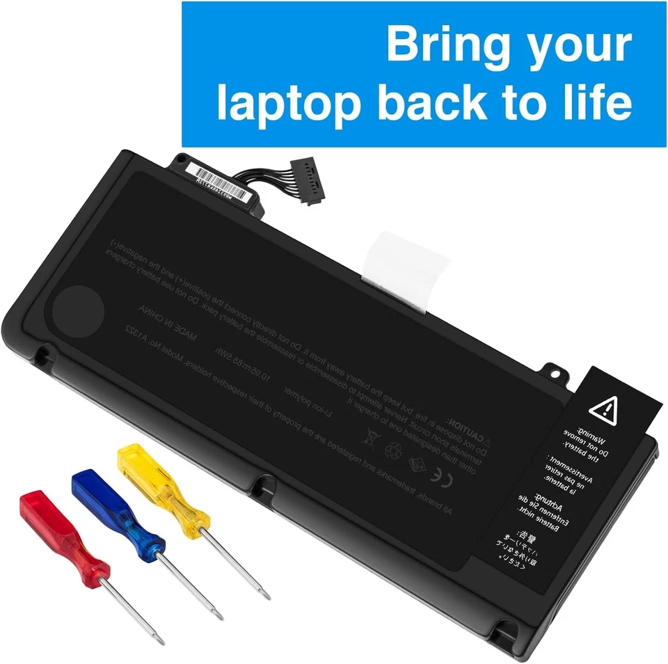 Laptop Battery Compatible with Mac Book Pro 13 Inch A1322 A1278 (Mid 2009, Mid 2 - Image 3 of 4