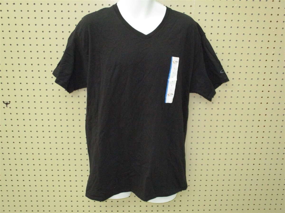 028X04 Champion C946 C9 Active Performance V-Neck T-Shirt LG Black PACK