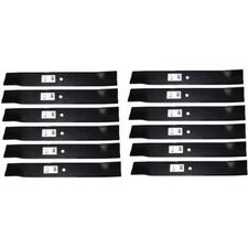 12Pk 11721 Blades Compatible With Hustler 798496 Gravely 00360200