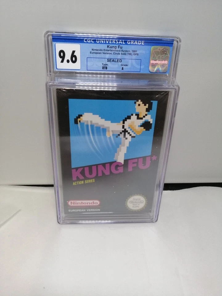 Kung Fu Nintendo NES Sealed CGC Graded 9.6 NM+ / MINT / MINT CGC  WATA 9.8??? - Image 3 of 4