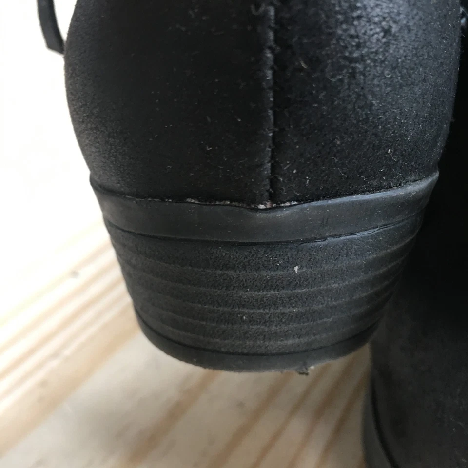 Maurices ботинки женщин 8,5 M Cleo ботинок каблуки 78927 черная ткань молнии - Изображение 3 из 4