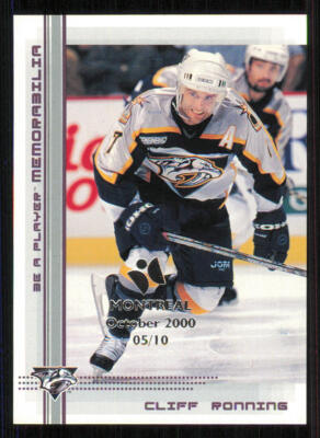 2000-01 BAP Memorabilia Montreal Olympic Stadium Show #207 Cliff Ronning /10