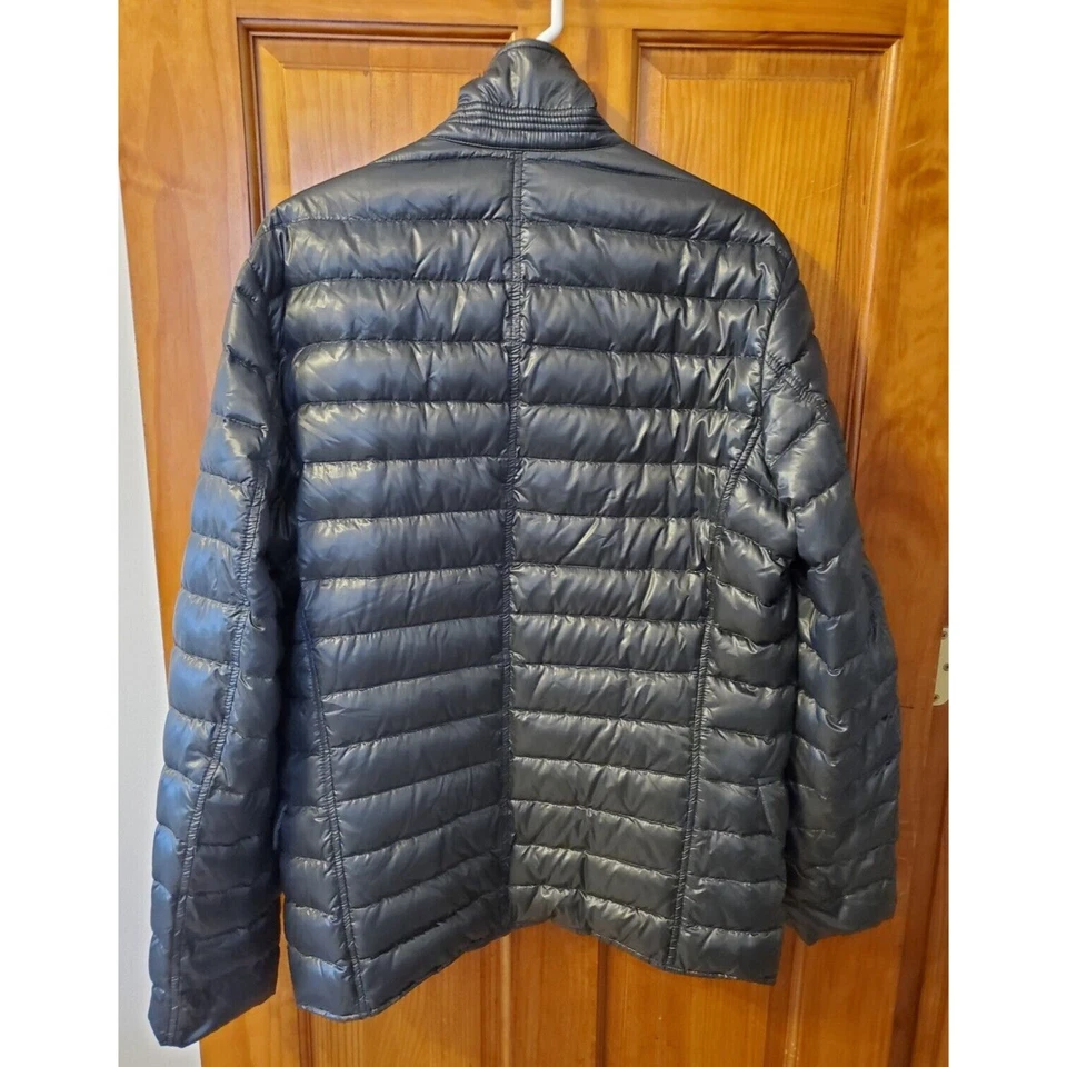 NUEVO SIN ETIQUETAS DUVETICA Hombres Plumón de Ganso Puro Acolchado Puffer Chaqueta Gris Talla 50 EE. UU. M Foto 2 de 4