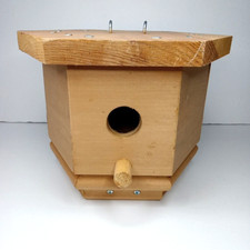 Handmade Wooden Birdhouse Outdoor Hanging-Typ...