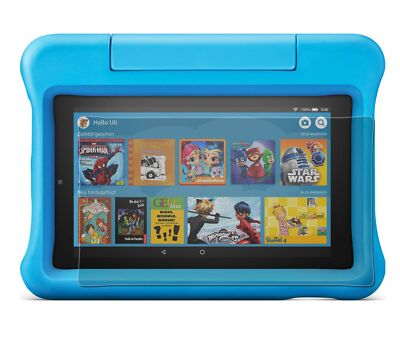 3x Schutzfolie für Amazon Fire 7 Kids Edition 2019 (9. Generation) kristallklare