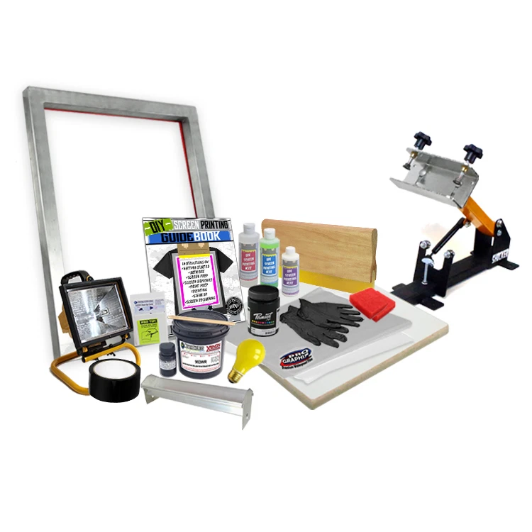 NTL DIY Shocker© 101 Press Screen Printing Starter Beginner Kit - 11-4