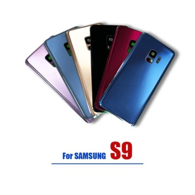 New Battery Back Door Glass Cover With Camera Lens For