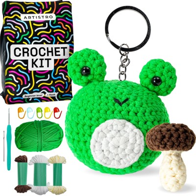 Crochet Kit for Beginners   All-Included Knitting Kit with 30% Extra Yarn Beg...