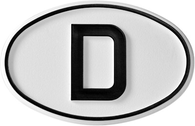 Hoch Relief D-Schild Emblem Deutschland D Schild HR Art. 16001 selbstklebend