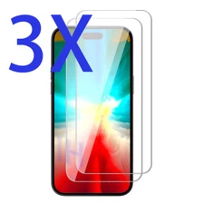 3Pack For iPhone 15/14/13 12/11/XR/MAX/XS/8/7/6 Tempered Glass Screen Protector