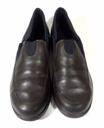 Clarks Moccasins Brown Leather Loafers Womens Shoes 8 M - Picture 2 of 7