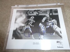 Seahawks Dave Krieg Autograph Signed 8x10 Photo Photograph