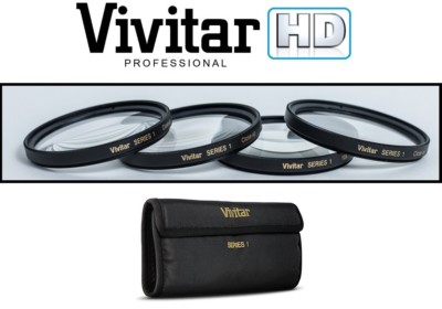 4PCS CLOSE-UP +1+2+4+10 MACRO LENS SET FOR CANON VIXIA HF G20