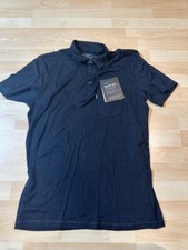 Woolly Short Sleeve Polo Medium 100 Merino 150 GSM Black