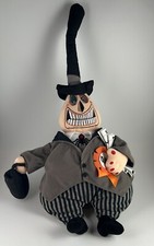 Disney Store Nightmare Before Christmas MAYOR Rotating Head 14" Plush READ 