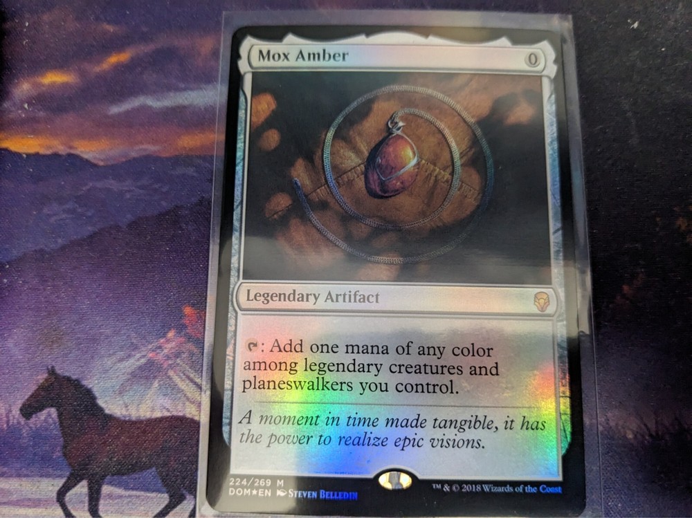 MTG DOM FOIL Mox Amber MTG Magic The Gathering  