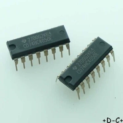 TEXAS INSTRUMENTS CD74HC4050E Hex Non-Inverting Buffers DIP-16 Texas RoHS (lot de 2)