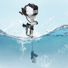 4 Stroke Outboard Motor 5.5HP Fishing Boat Engine Gasoline Air Cooled Motor 52cc