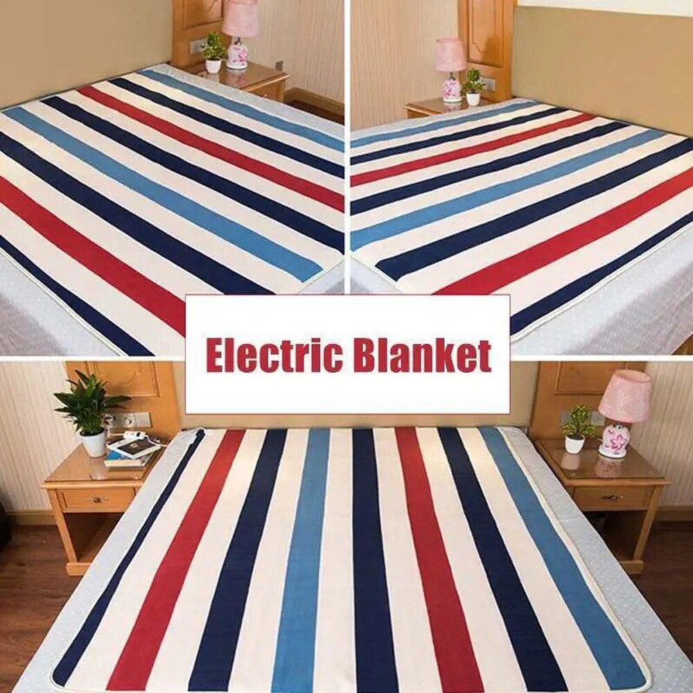 LUXURIOUS Winter Electric Heated Blanket Throw Sherpa Fleece Heated Blanket UK eBay