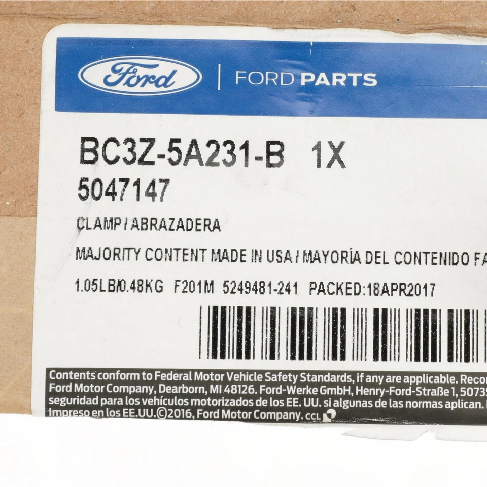 Abrazadera de escape Ford 2011-2018 F-250 F-350 Super Duty BC3Z*5A231*B fabricante de equipos originales nueva Foto 2 de 2