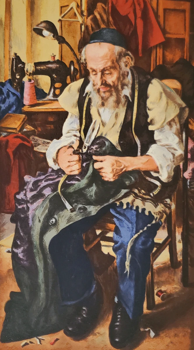 Itshak Holtz "Tailor" Jewish Lithograph Signed/Numbered 213/275 (Judaica Art) | eBay