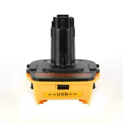 Battery For Dewalt DCA1820 Adapter 20v Max Converter Tools USB DC9096 Convert