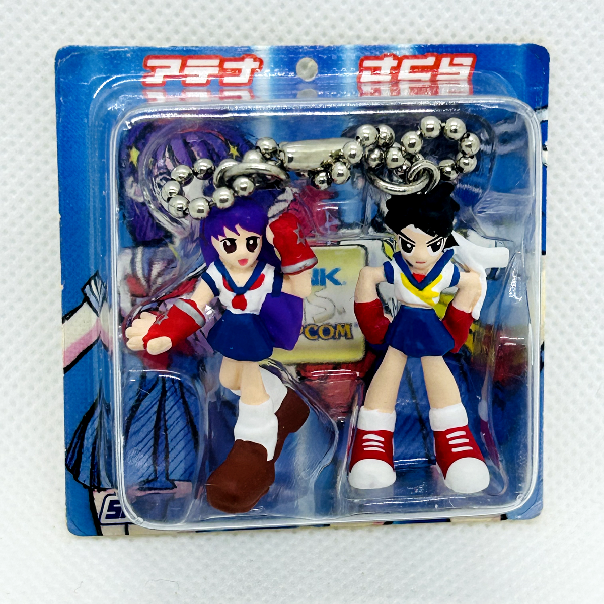 1999 Capcom Vs. SNK mascot Mini Figure Keychain Retro Athena