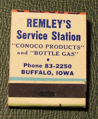 Matchbook - Remley's Conoco oil gas Buffalo IA  FULL