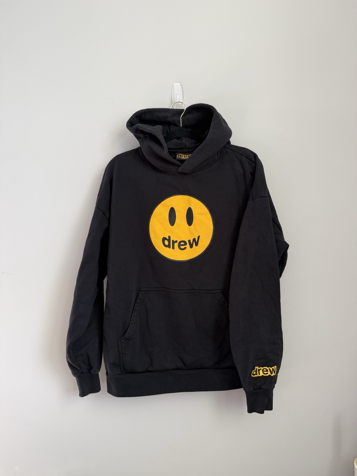 Drew House Black Mascot Pullover Hoodie Men’s Size Small Justin Bieber SOLD OUT