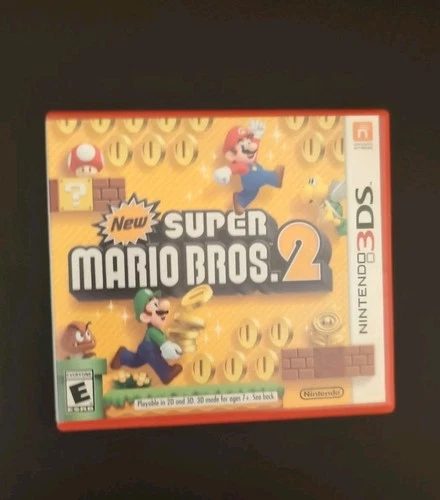 3DS New Super Mario Bros 2 - Nintendo 3DS Game Tested, Works Perfectly!