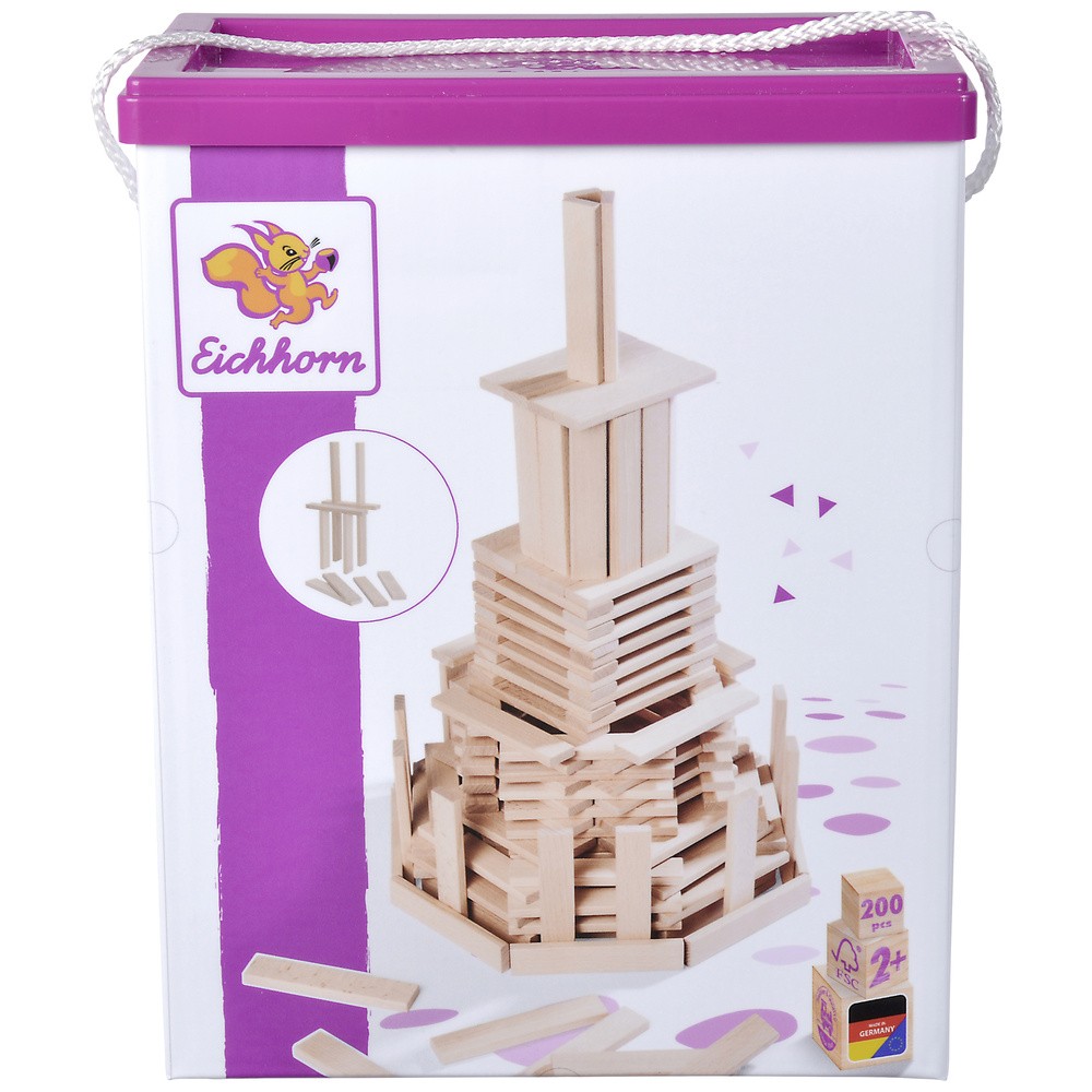 Конструктор Eichhorn Bauteilset, Общая площадь: 200 кв.м. Альтернативный класс: около 2 лет