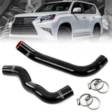 HPS Black Silicone Radiator Hose Coolant Kit For 10-23 Lexus GX460 4.6L J150