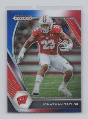 Jonathan Taylor 2021 Prizm Draft Picks #76 Red White & Blue