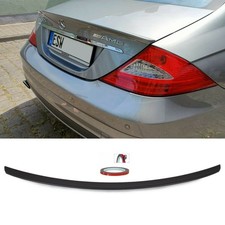 Heckspoiler Lippe Koferraum schwarz Matt passt für Mercedes CLS C219 W219 + AMG Heckspoiler Lippe Koferraum schwarz Matt passt für Mercedes CLS C219 W219 + AMG