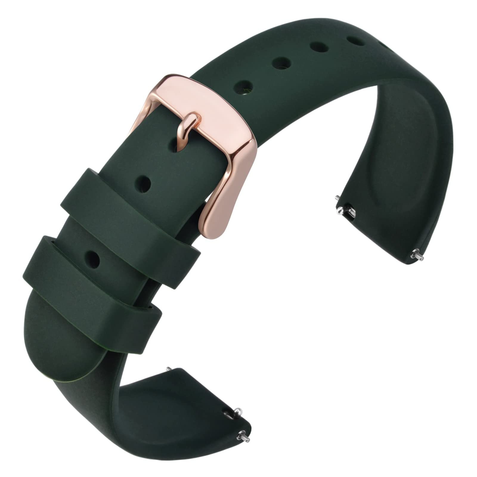 Bracelet de rechange premium en silicone souple et résistant pour montre homme et femme
