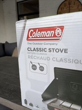 Coleman Classic 2-Burner Propane Stove 20K BTU Steel Perfect Flow Camping NEW