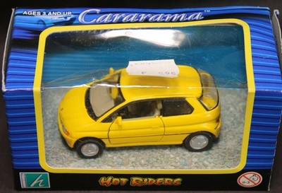 1991 BMW E1 Electric/Hybrid City Car Yellow 1:43 Diecast Cararama Hongwell