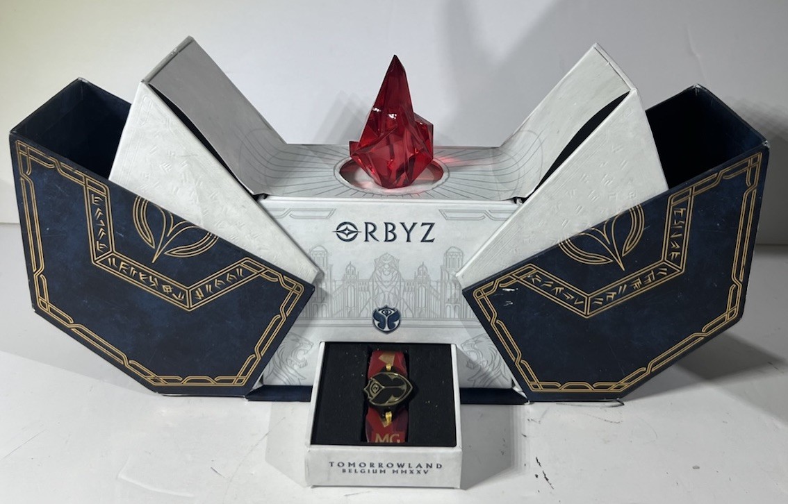 Tomorrowland Belgium 2025 Treasure Case Orbyz INCLUDES BRACELET | eBay