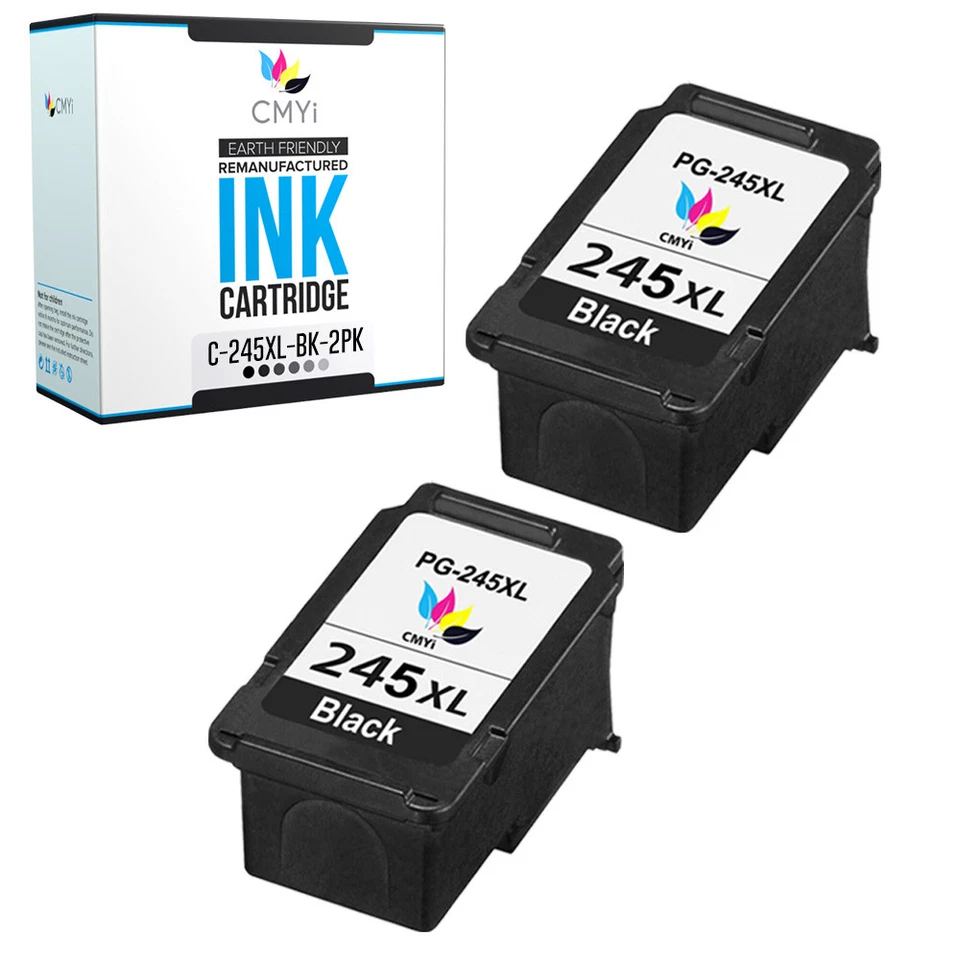 PG-245XL CL-246XL Ink Cartridges Lot for Canon 245XL 246XL Combo Pack Fits PIXMA - Image 3 of 4