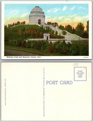 McKinley Tomb Memorial Canton Ohio Postcard