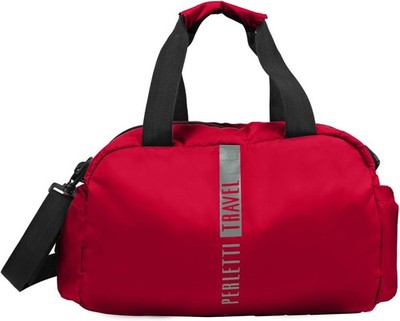 PERLETTI Sporttsche Grün Rot Schwarz Herren Damen - Reisetasche Weich Leicht 