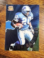 BARRY SANDERS 1996 Pacific Dynagon #DD-21  Dynamic Duos HOF Lions