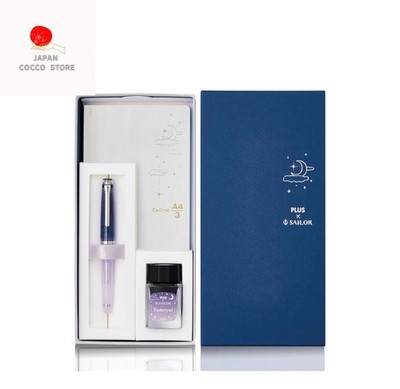 Sailor x Ca.Crea Premium Cross Lecoule Fountain Pen Yumeyoi MF Nib Limited Set