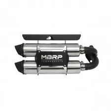 Mbrp Ss Power Tech 4 Slip On Dual Stack Muffler Polaris Rzr Xp 4 1000 18 Mbrp Ss Power Tech 4 Slip On Dual Stack Muffler Polaris Rzr Xp 4 1000 18